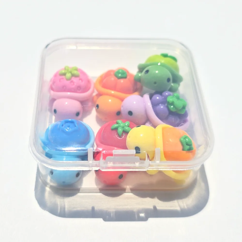 야광 과일 거북이 7종 세트 | 거북이 비즈 파츠 모음