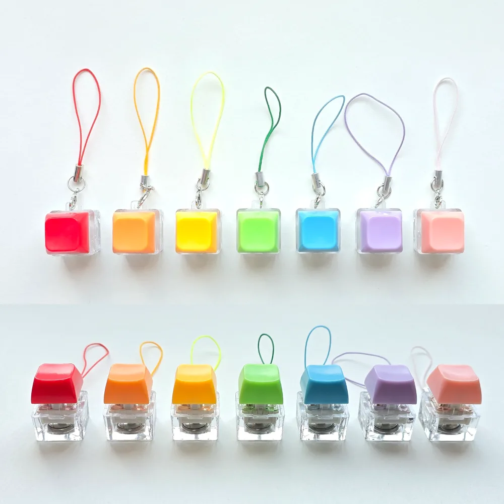한여름 이벤트 LED 기계식 키보드 키캡 키링 클릭커