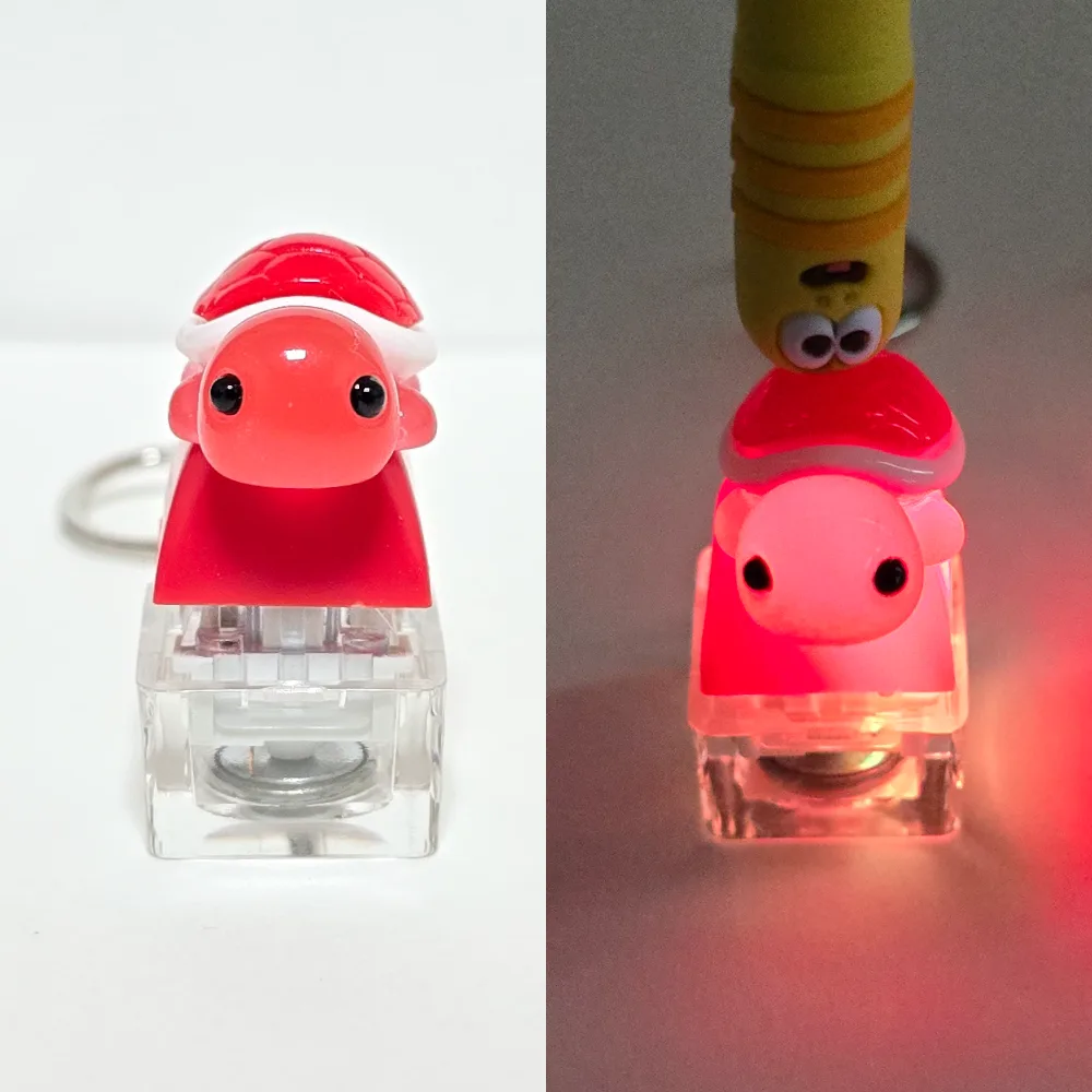 한여름 이벤트 LED 기계식 키보드 키캡 키링 클릭커